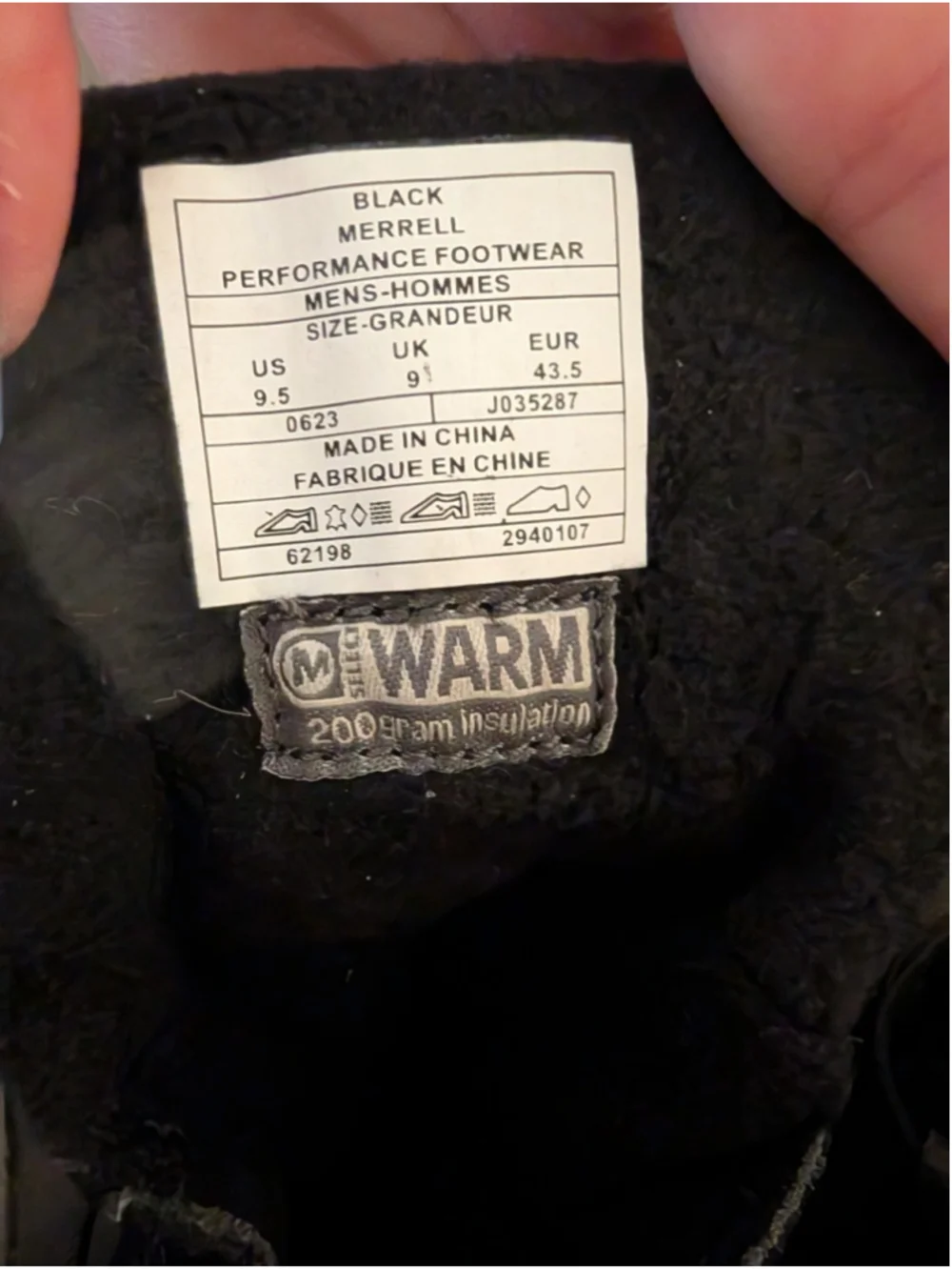 Merrell waterproof membrane